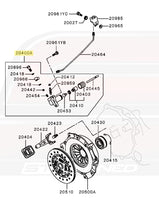 Mitsubishi OEM Slave Cylinder for 1G DSM AWD (MD733623)