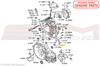 MD741818 Mitsubishi Manual Transmission Input Shaft Oil Seal - 2G DSM