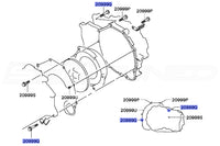 Mitsubishi OEM Transmission to Engine Bolt for Evo 4-9 (MF140270)
