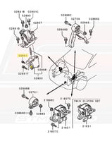 Mitsubishi OEM Engine Mount Bracket Bolt for Evo X SST (MF241257)