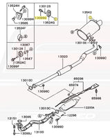 Mitsubishi Exhaust Hanger Bolt (C Muffler) for Evo 7/8/9 (MF244859)