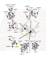 MF434105 Evo X Engine Mount Diagram
