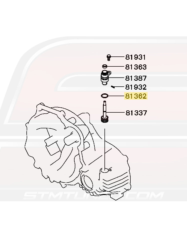MF520016 OEM Speed Sensor Oring for 1G DSM and FWD 3000GT