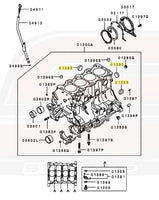 Mitsubishi OEM 4G63 35mm Engine Block Freeze Plug (MF665541)