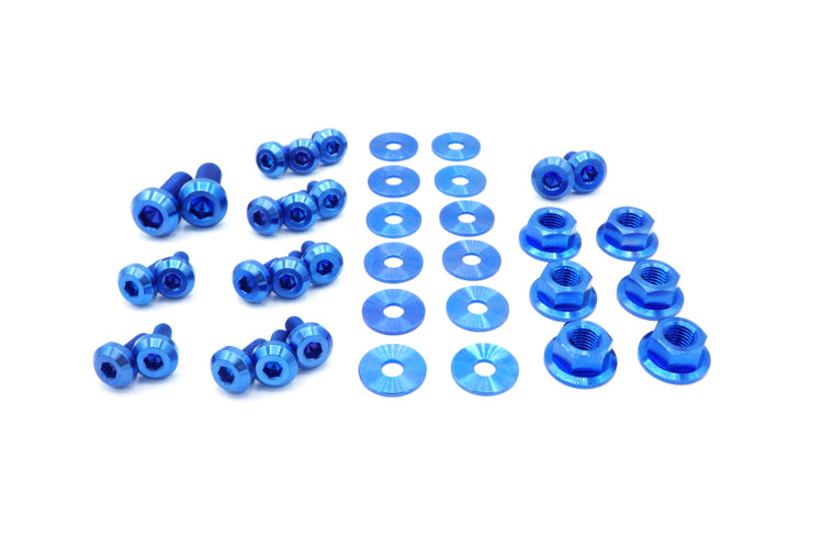 blue bolt gear Evo 8/9 Titanium Engine Bay Bolt Kit (MIT-001 / MIT-005)