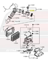 Mitsubishi Evolution X Intake Diagram