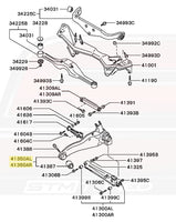 Evo 2/3 Rear Suspension Diagram 