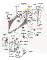 MR212315 Mitsubishi OEM Radiator Drain Plug O-Ring  (Evo 7/8/9 Diagram)
