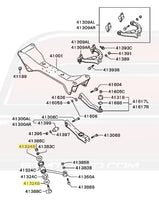 Mitsubishi OEM Rear Trailing Arm Bushing for 2G DSM (MR316384)