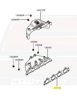 Mitsubishi OEM 4G63 Exhaust Manifold Gasket for Evo/DSM (MR323654)