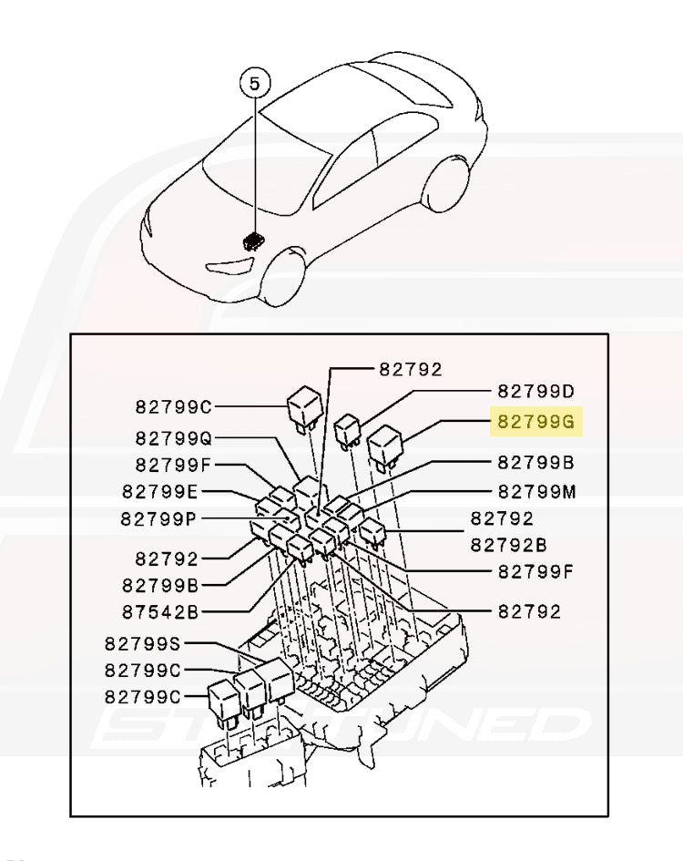 2 confezioni di relè Kit relè SPST Mod 4 pin 12V 40A on
