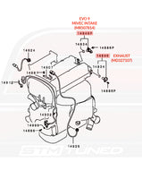 Evo 9 Diagram (MD327107 Exhaust / MR507814 Intake)