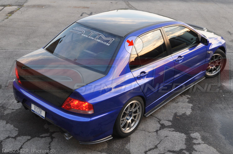 OEM Mitsubishi Evo 7/8/9 Rear Door Window Garnish