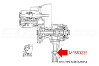 Mitsubishi OEM Transfer Case Rear Pinion Shaft Bearing for Evo 7/8/9 (MR553235)