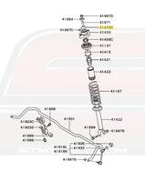 Mitsubishi OEM Rear Suspension Diagram