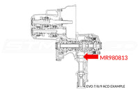 Mitsubishi OEM Transfer Case Front Pinion Shaft Bearing for Evo 7/8/9 (MR980813)