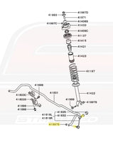 Mitsubishi OEM Rear Sway Bar End Link Nut for Evo 7/8/9 (MS440504)