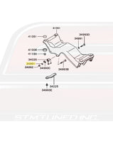 1995-1999 2G GSX Rear Diff Mounting Diagram