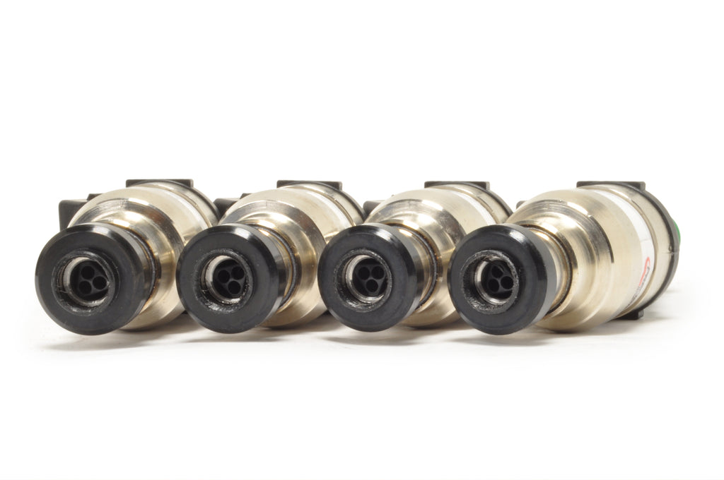 thumbnail image 2 of KM Racing 870cc STI Pink Fuel Injectors – Top Feed – Flow Tested & Cleaned – 4x Set For Subaru 2 of 6