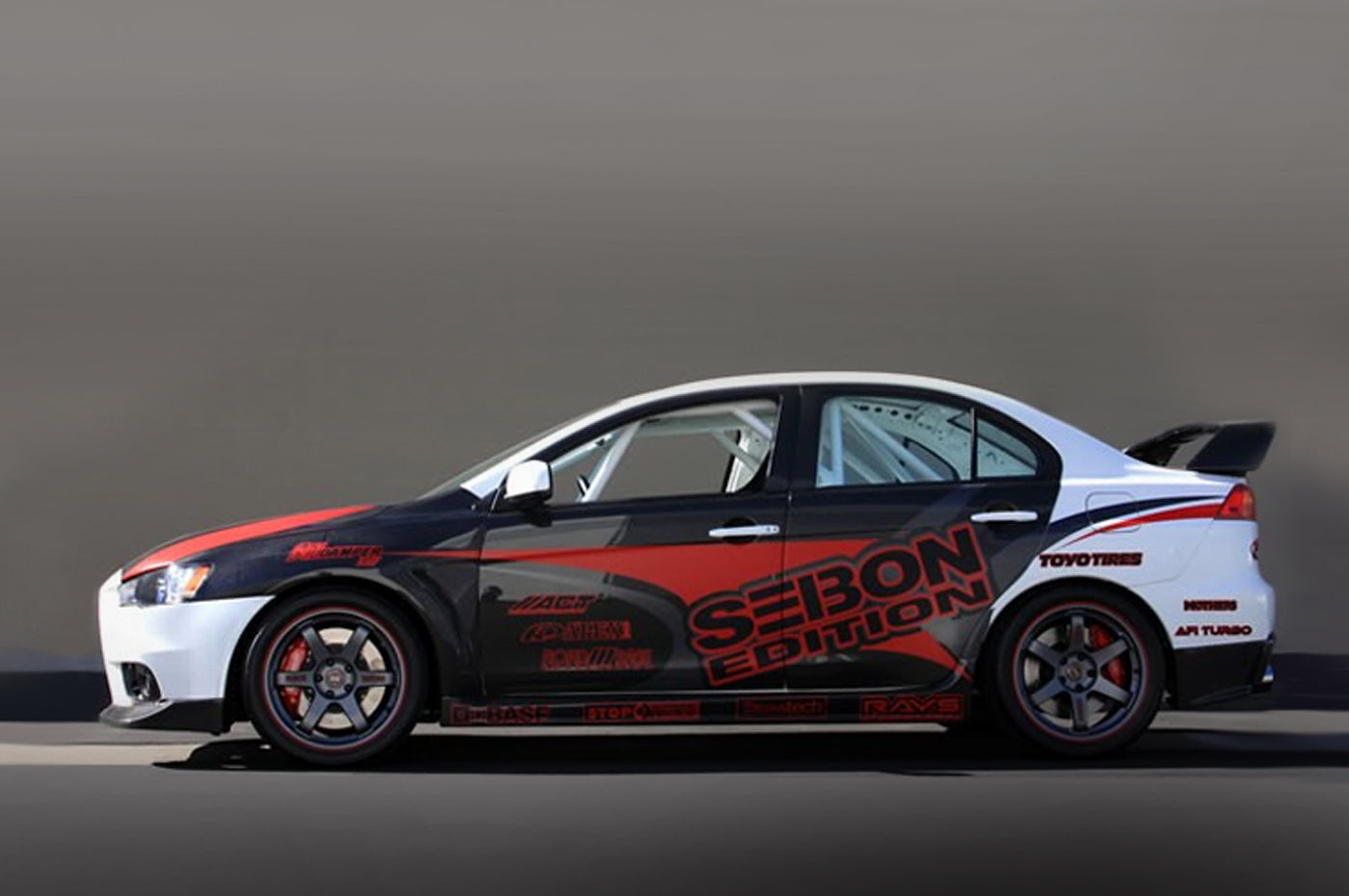 RS0809MITEVOX Seibon Evo X Carbon Fiber Rear Wing Spoiler