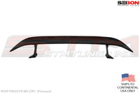 Seibon Carbon Fiber Rear Spoiler (MS Style / Dry Carbon) - R35 GTR