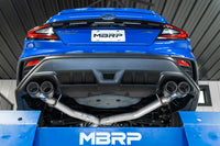 MBRP Cat-Back Dual Exit Race Exhaust for 2022+ WRX (S48083)