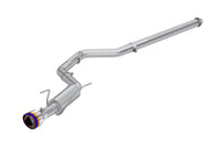 MBRP Cat-Back Single Exit Exhaust for 2022+ WRX (Stainless Steel with Burned Tip)