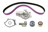 STM 1G 6-Bolt DSM Timing Belt Kit with Purple HKS Belts with Water Pump and NO Balance Shaft