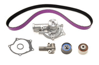 STM 1G 7-Bolt DSM Timing Belt Kit with Purple HKS Belts with Water Pump and NO Balance Shaft