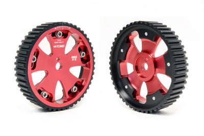 Tomei Evo 4 5 6 7 8 9 Pair of Red Adjustable Cam Gears