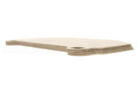 Girodisc Titanium Brake Pad Shields for Evo 5-X Front Shields (TS-1001)