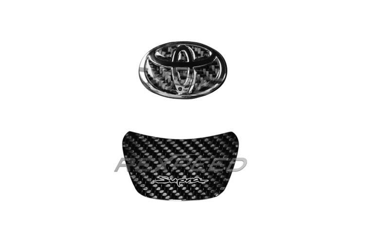 TS02A/TS02D Rexpeed 2020 Supra Carbon Fiber Steering Wheel Logos
