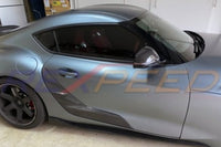 Rexpeed Carbon Fiber Door Garnishes for 2020 Supra (Standard Weave Gloss Pictured)