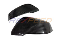 Rexpeed Dry Carbon Fiber Mirror Cap Replacements OEM Style for 2020+ Supra GR