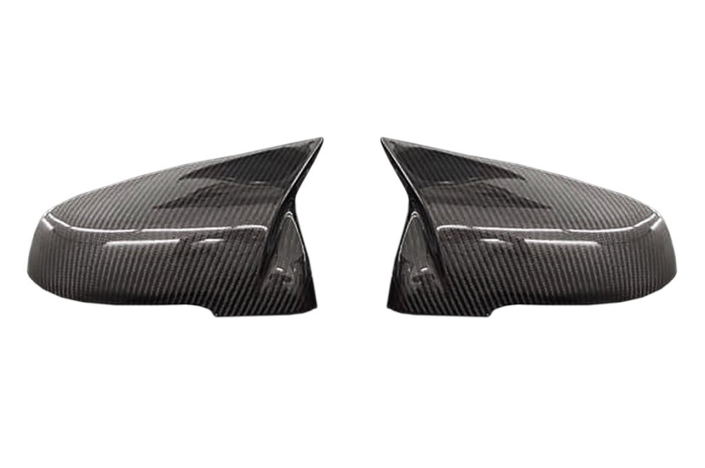 Rexpeed Carbon Fiber Mirror Cap Replacements Ox-Horn Style for 2020+ Supra GR