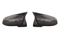 Rexpeed Carbon Fiber Mirror Cap Replacements Ox-Horn Style for 2020+ Supra GR