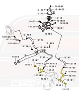 STM OEM Evo 8 Turbo Water Feed Line Diagram *Currently Unavailable*