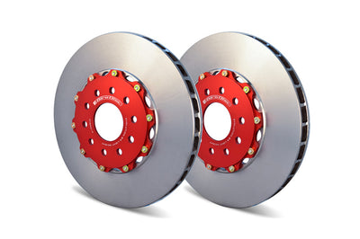 A1-008LW Girodisc Ultralite Front Rotors with Red Hats for Evo 5 6 7 8 9