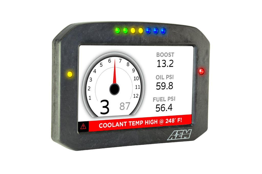 AEM CD-7F Flat Carbon Digital Racing Dash Display