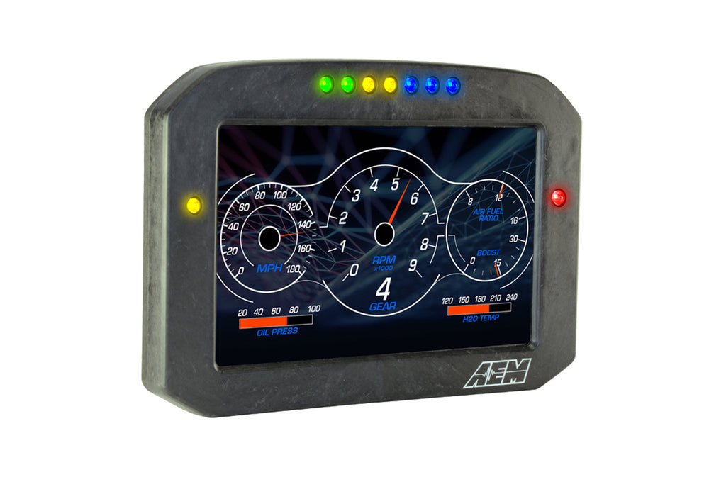 AEM CD-7F Flat Carbon Digital Racing Dash Display