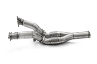 Stainless Y-Pipe and Downpipes for for stock turbos or aftermarket turbos with OEM-style flange