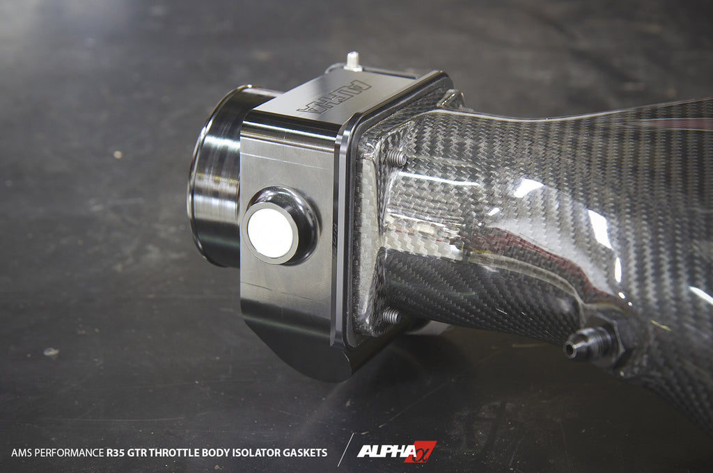 Ams Sticker Alpha Performance AMS Alpha Performance R35 GTR Throttle Body Isolator Kit