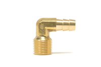 Brass 90° Elbow 3/8" Barb with 3/8" Male NPT (69946)