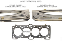 Head Gasket Bore Size, Thickness and Layer Variations