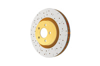 DBA 4000 XS Drilled Slotted Rotor for Evo 5-9 (4418XS 4419XS)