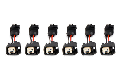 FIC Plug & Play EV6 to EV1 Soft Wire Adaptors Set of 6 (PADPUtoJ6S)