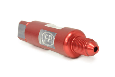 FP 4AN In-Line Oil Filter (Red .125