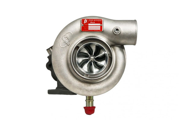 Forced Performance Subaru WRX/STI XR Red 79HTZ Turbo 84mm CH10CM Turbine Hsg Internal WG w/Oil Line main image 1
