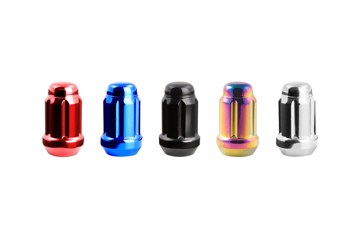 12mm x 1.5 CHROME TUNER SPLINE LOCK WHEEL RIM LUG NUT SET OF 20 & 1 KEY ACORN eB 12mm x 1.5 CHROME TUNER SPLINE LOCK WHEEL RIM LUG NUT SET OF 20 & 1 KEY ACORN eB