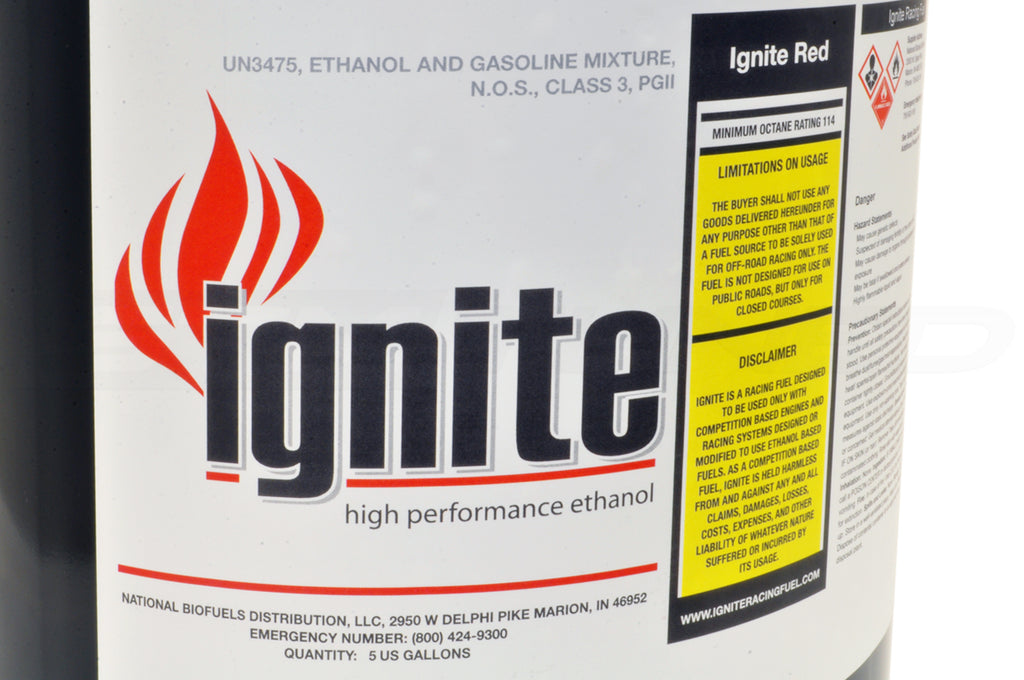 Redback Racing Fuel Ignite Red 114 E90 Racing Fuel 5 Gallon Pail *Local Pick Up Only*